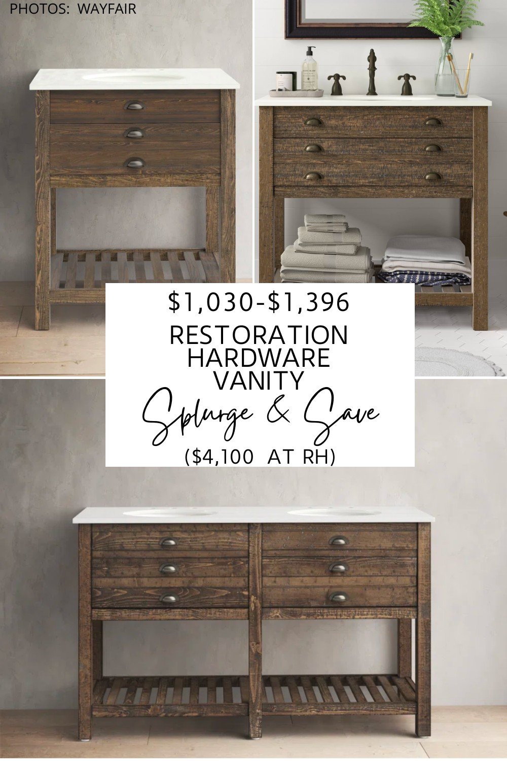 Restoration hardware vanity desk outlet